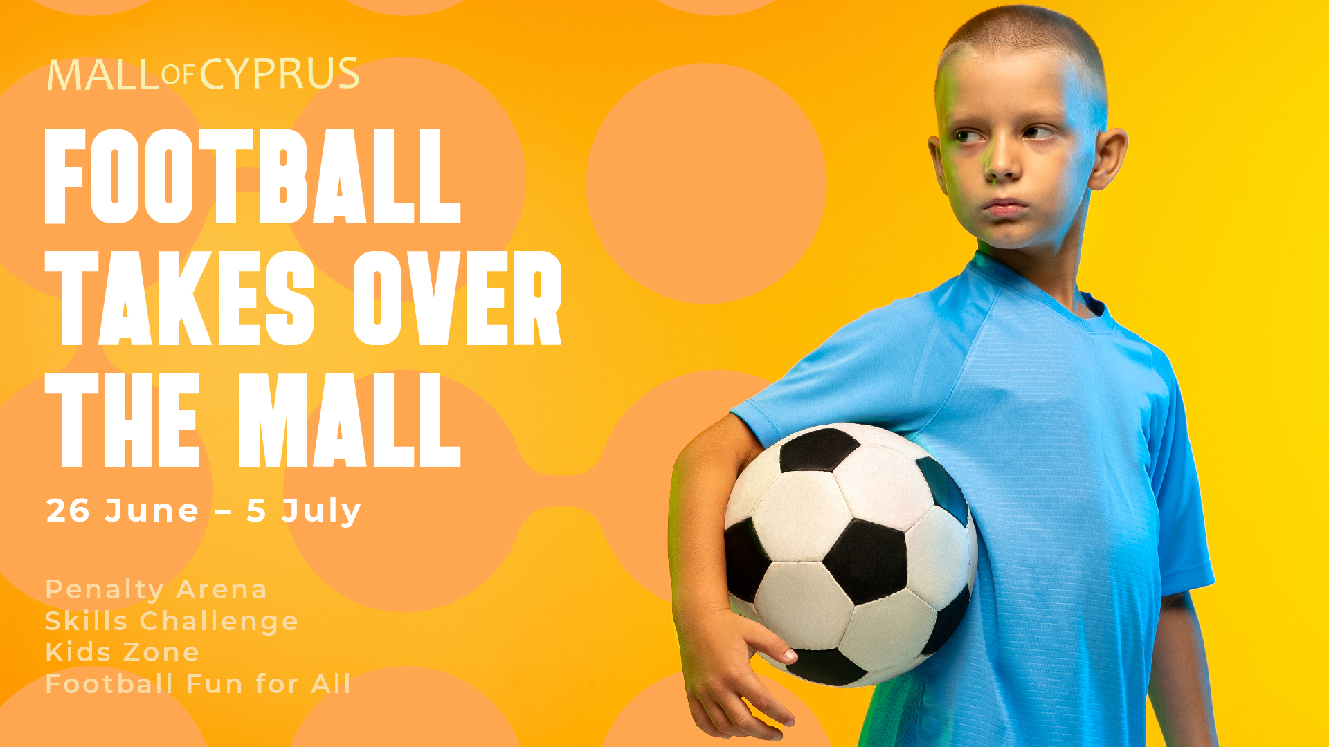 The Mall of Cyprus is switching to Football Mode with the ultimate Football Fan Zone!