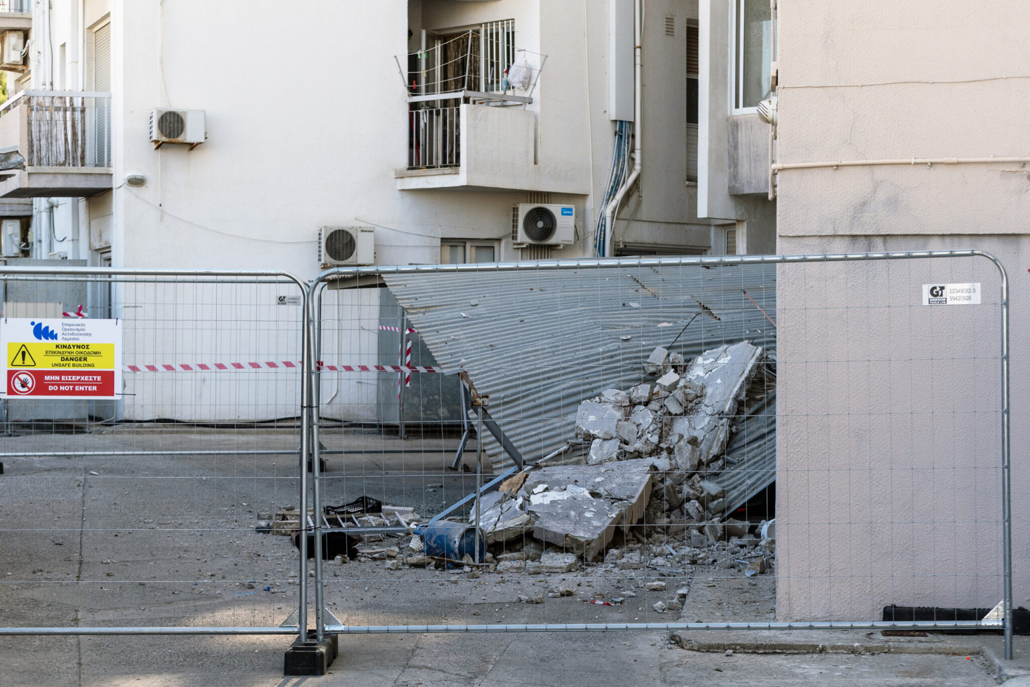 Limassol: The apartment building from which balconies fell had not been deemed unsafe