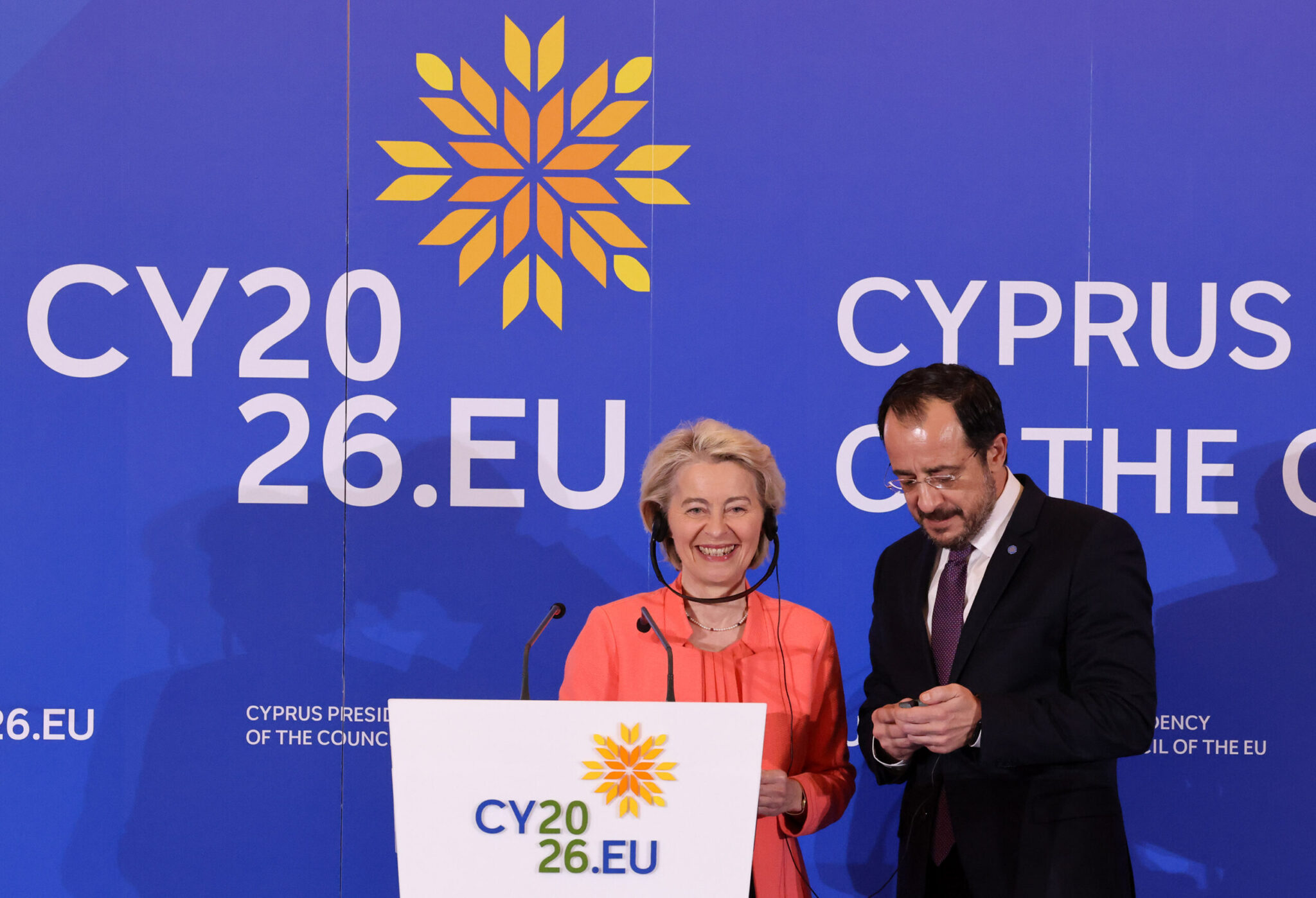 Von der Leyen to the President of the Republic: The Cypriot Presidency was a true success