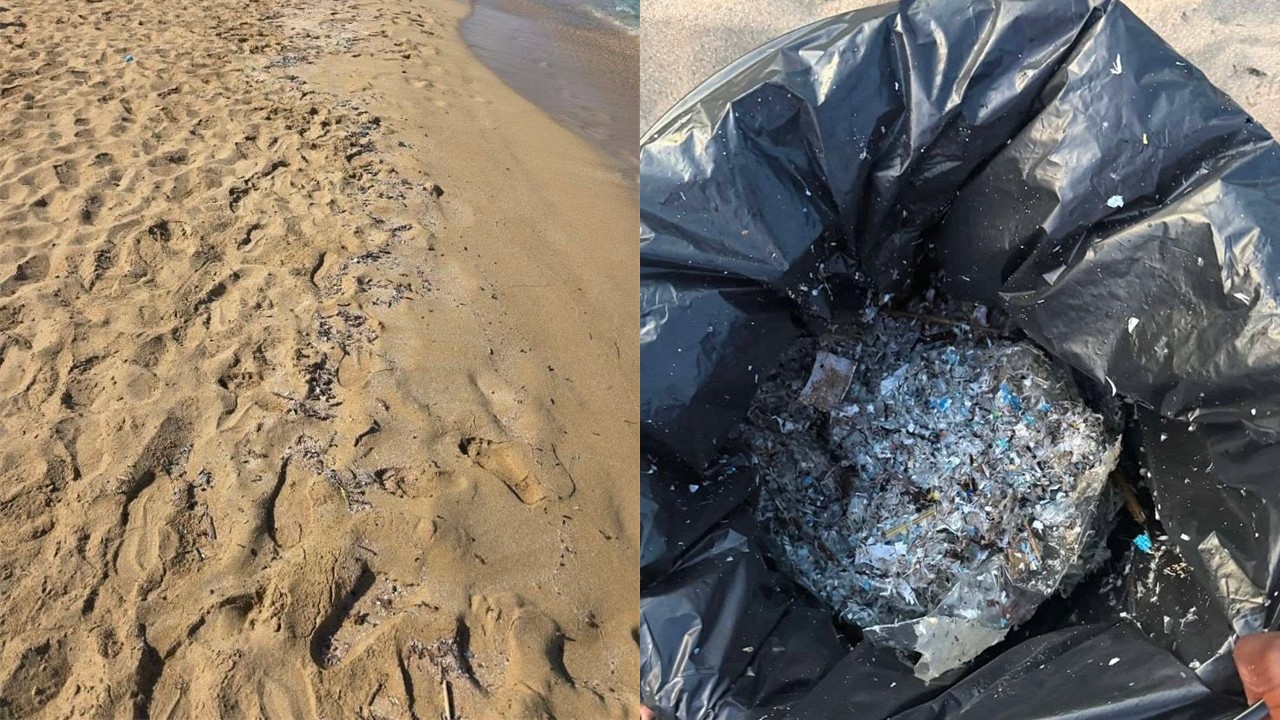 They're deploying drones and "enlisting" people: Plastic waste from Paphos' beaches under the microscope