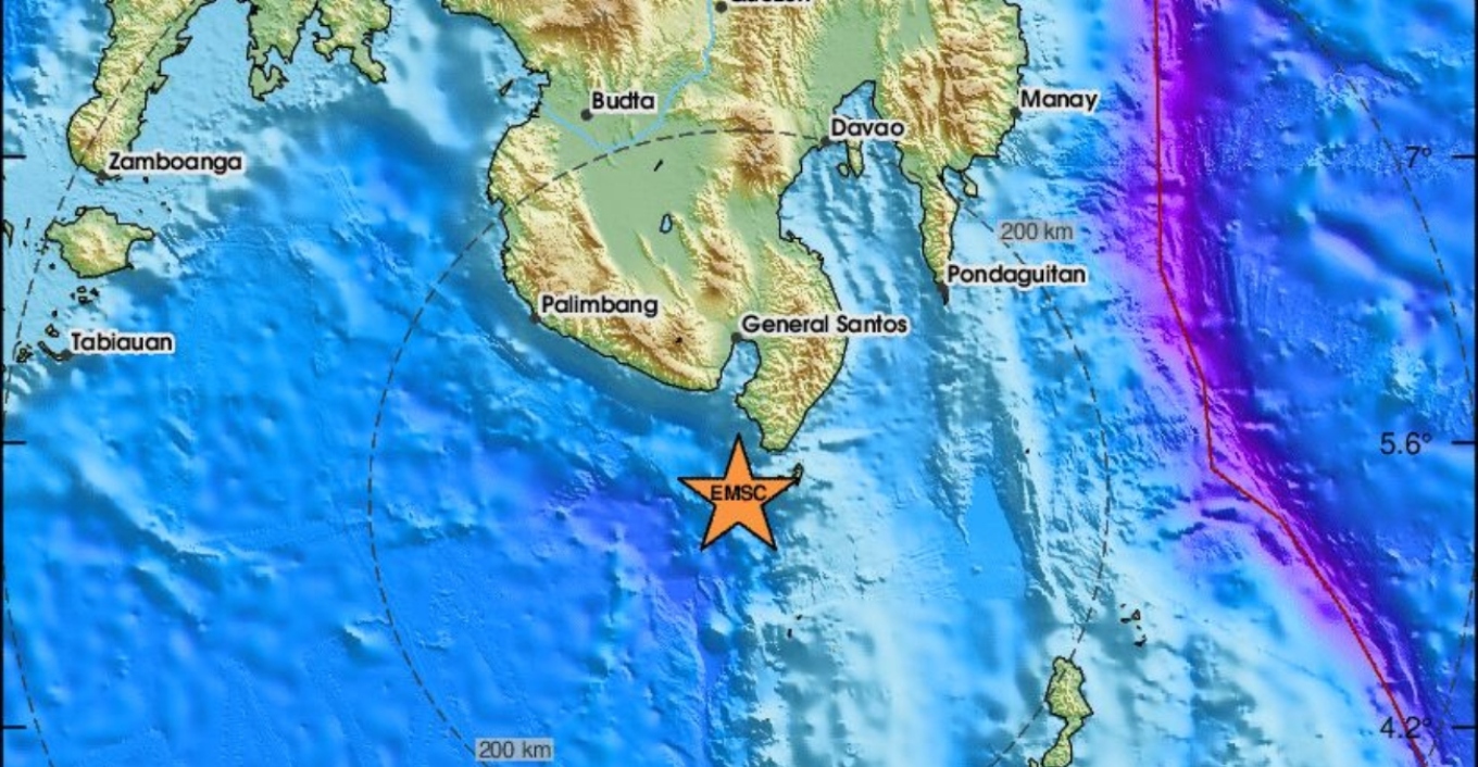 6.4-magnitude earthquake on the island of Mindanao in the Philippines
