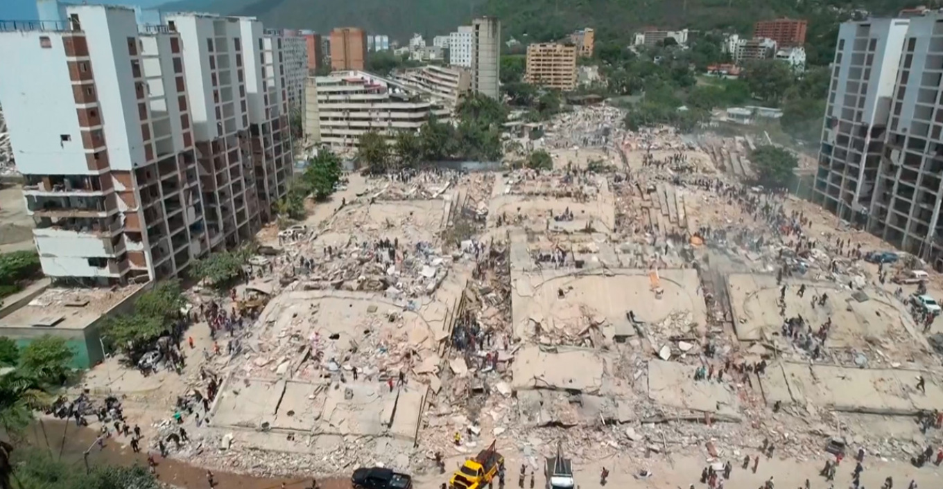 Shocking videos: The devastation in Venezuela from above following the powerful earthquakes