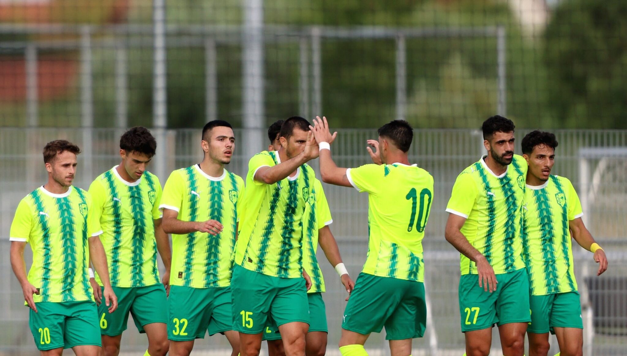 AEK's starting lineup for the friendly match against Ajax