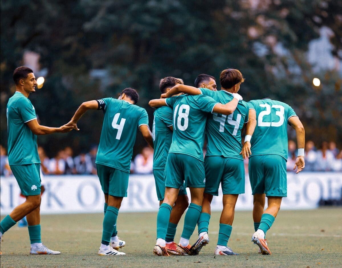 Panathinaikos' starting lineup against Rapid Vienna