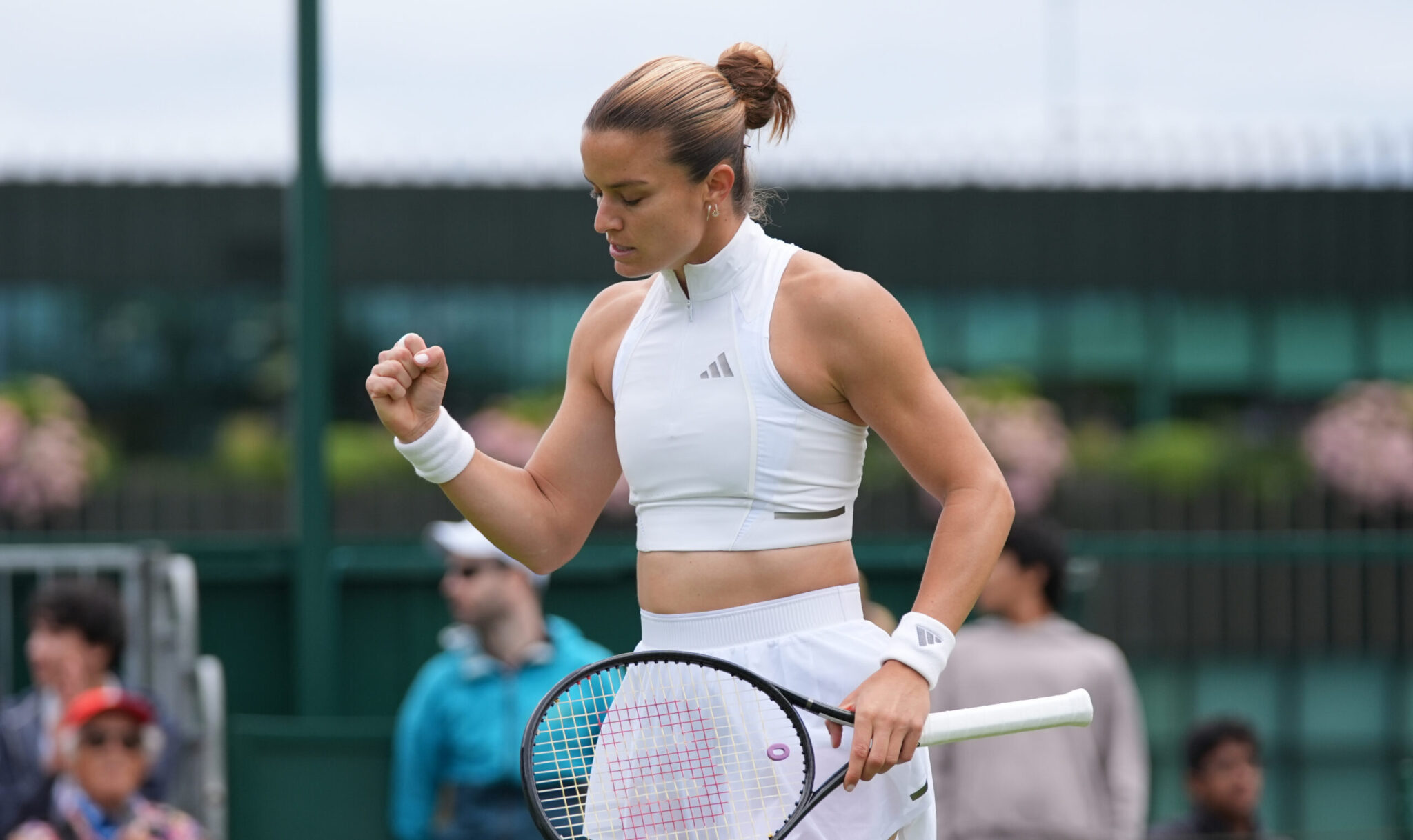 Sakkari, the top seed, easily advanced to the quarterfinals of the Athens Open