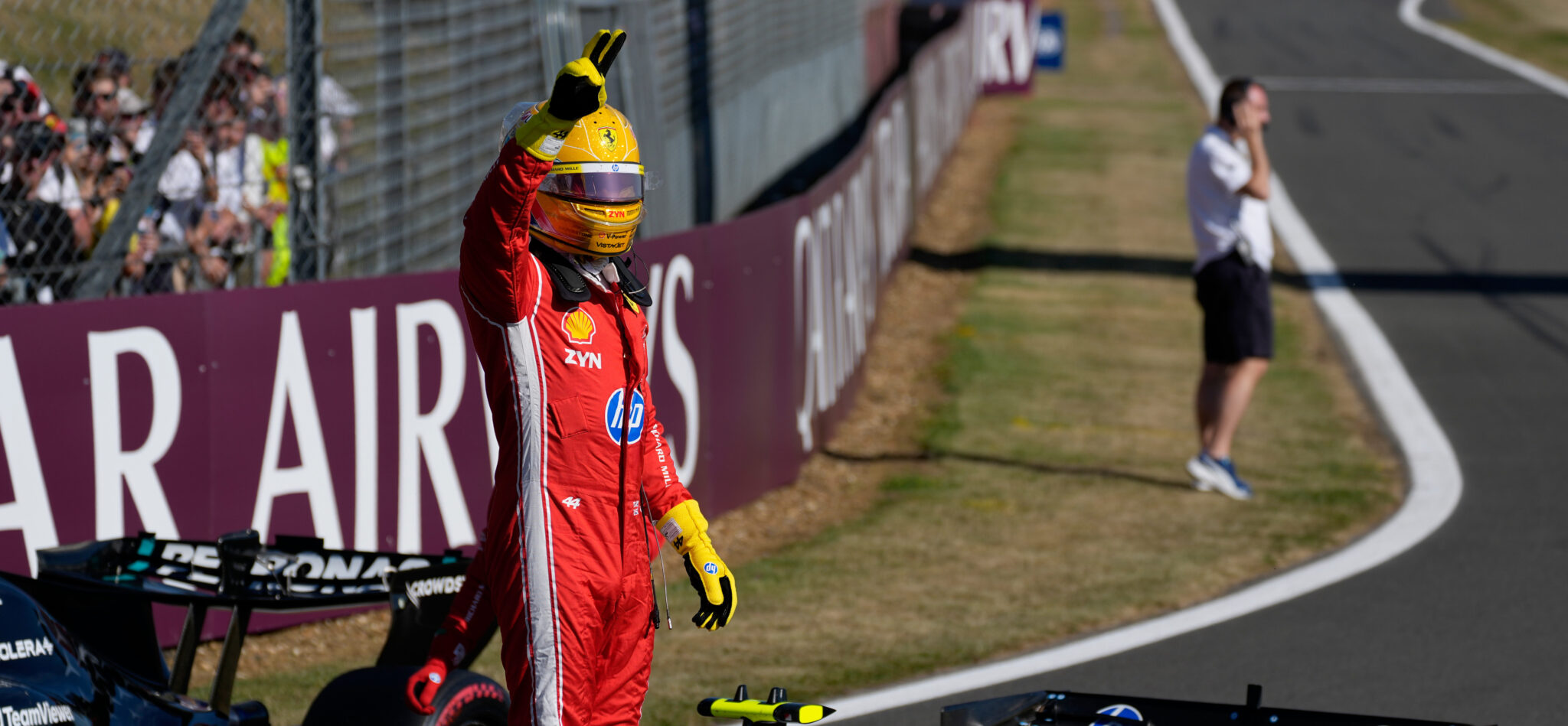 It was… Sir at Silverstone, and Hamilton secured pole position for the Sprint Race
