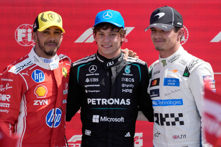 Antonelli… took Hamilton out and won the Silverstone Sprint Race