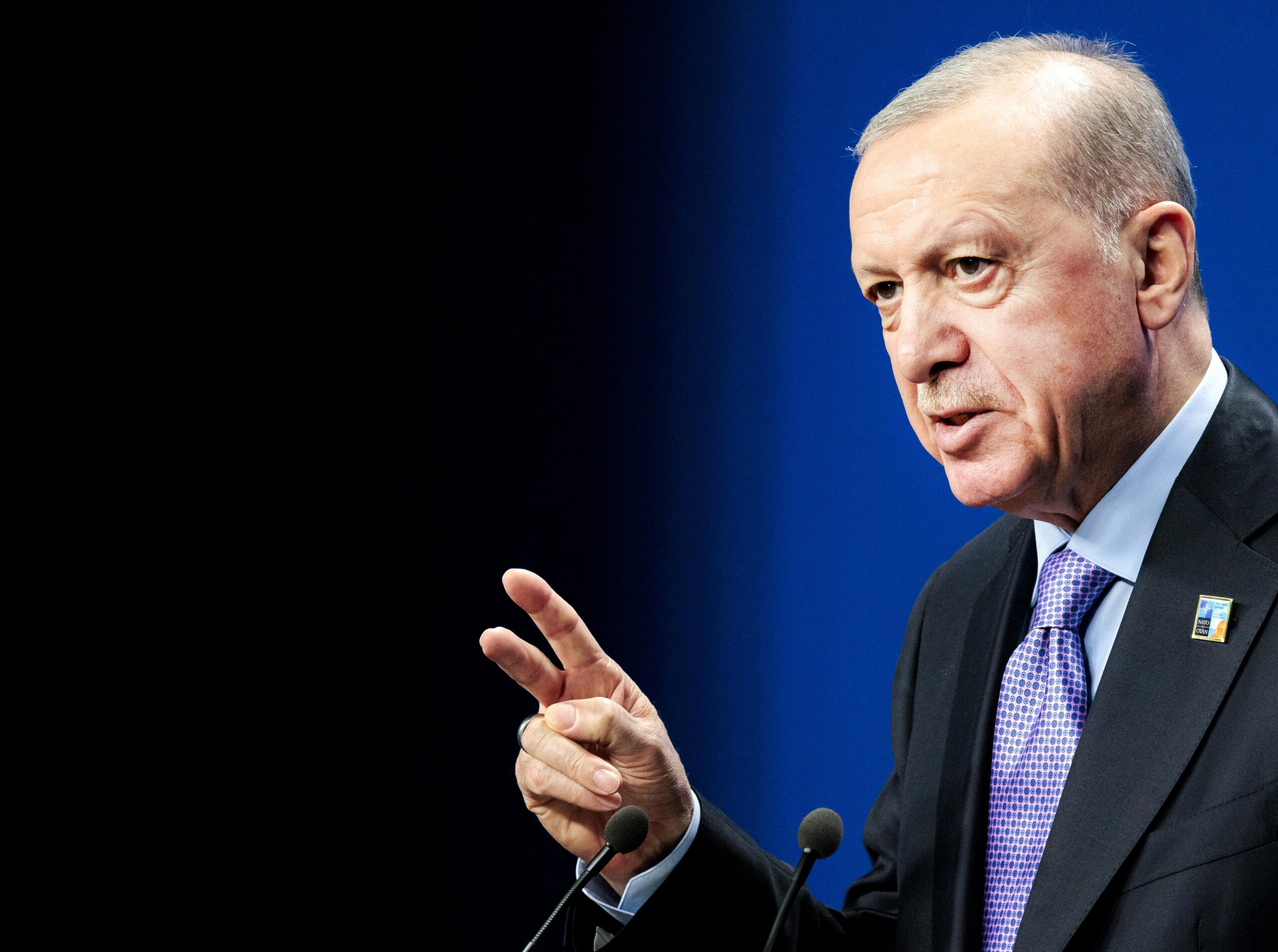 "Netanyahu is addicted to war," Erdogan said