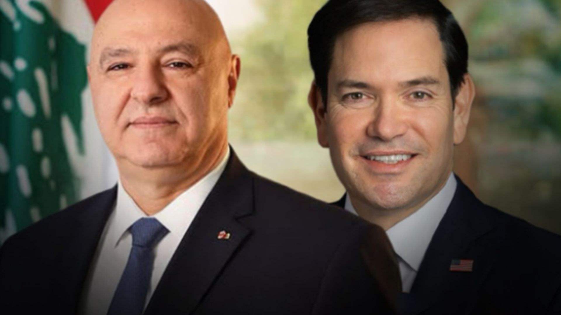 While in the U.S., the President of Lebanon met with Marco Rubio