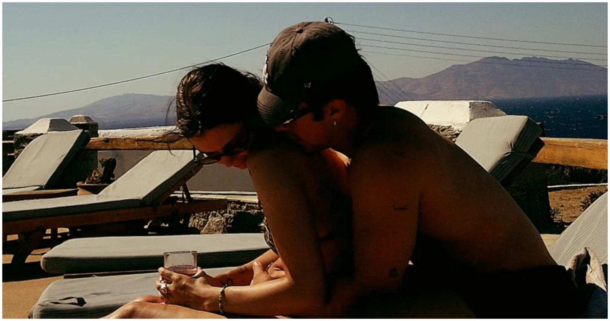 World-famous Hollywood star in Mykonos with his partner