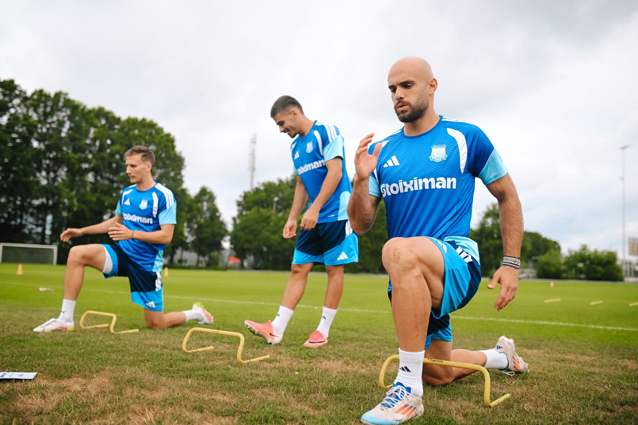 Apollon's starting lineup against Utrecht