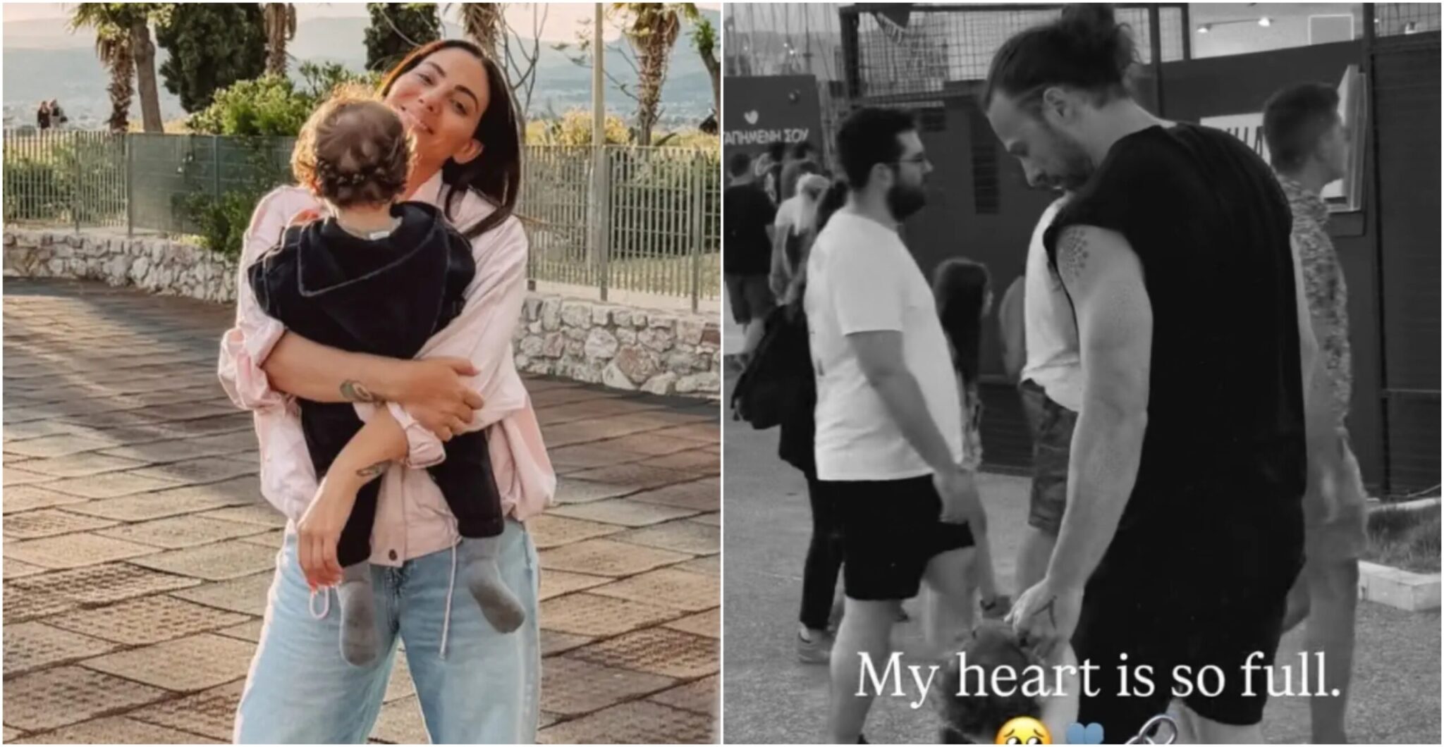 Eurydice Valavani & Greg Morgan: They Took Their One-Year-Old Son to a Concert for the First Time (VIDEO)