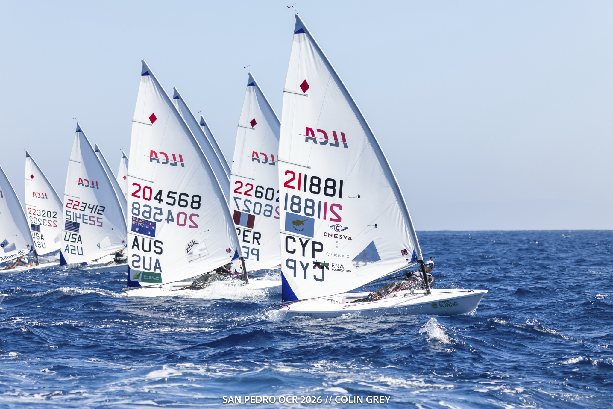 Pavlos Kontidis is in sixth place after the completion of the first five races at the Los Angeles Grand Slam