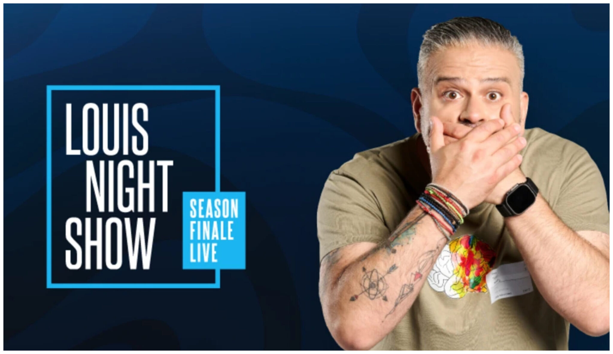 Louis Night Show: Watch the broadcast LIVE, with sign language interpretation