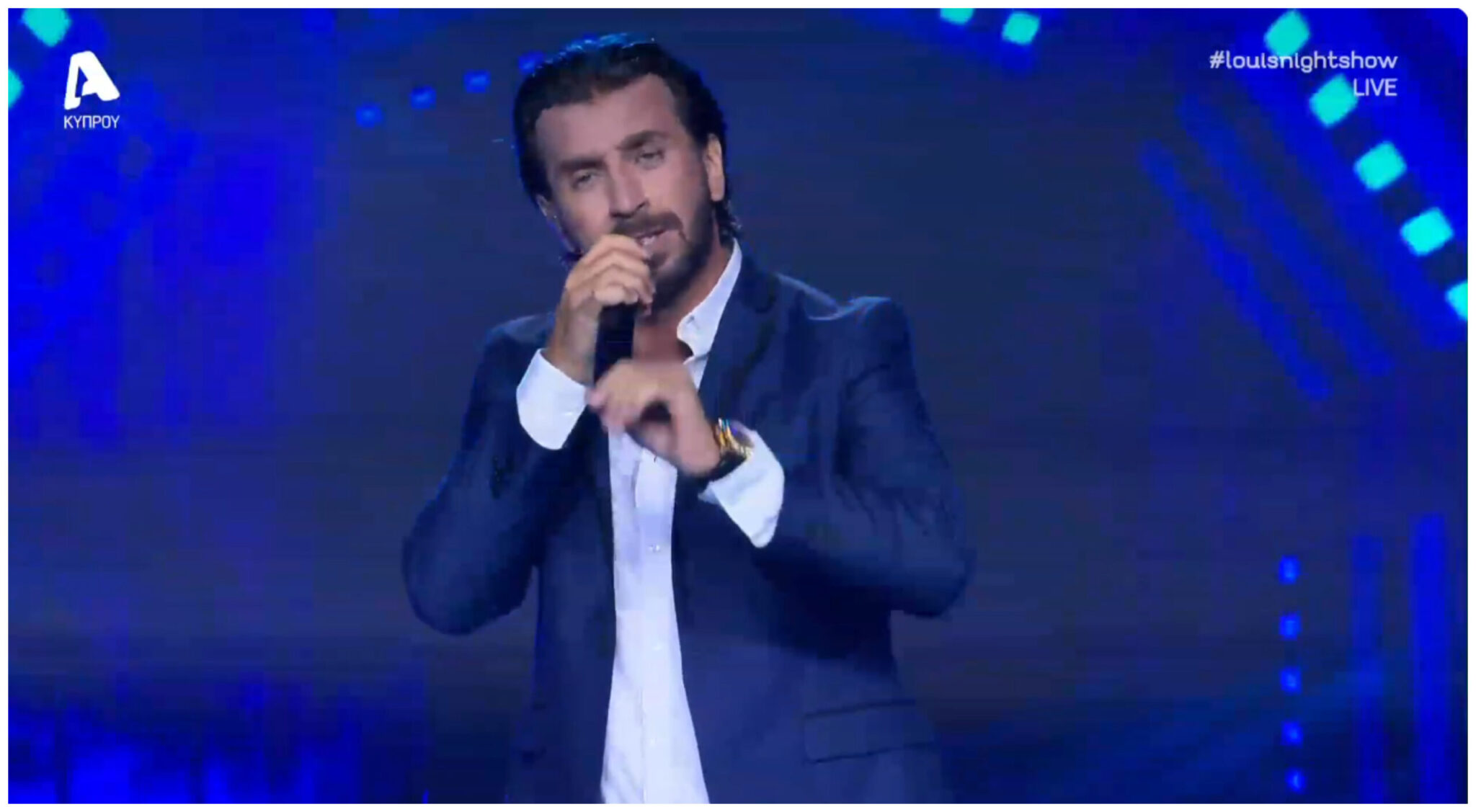 Thanos Petrelis: He captivated the audience during the grand finale of “Louis Night Show” (VIDEO)