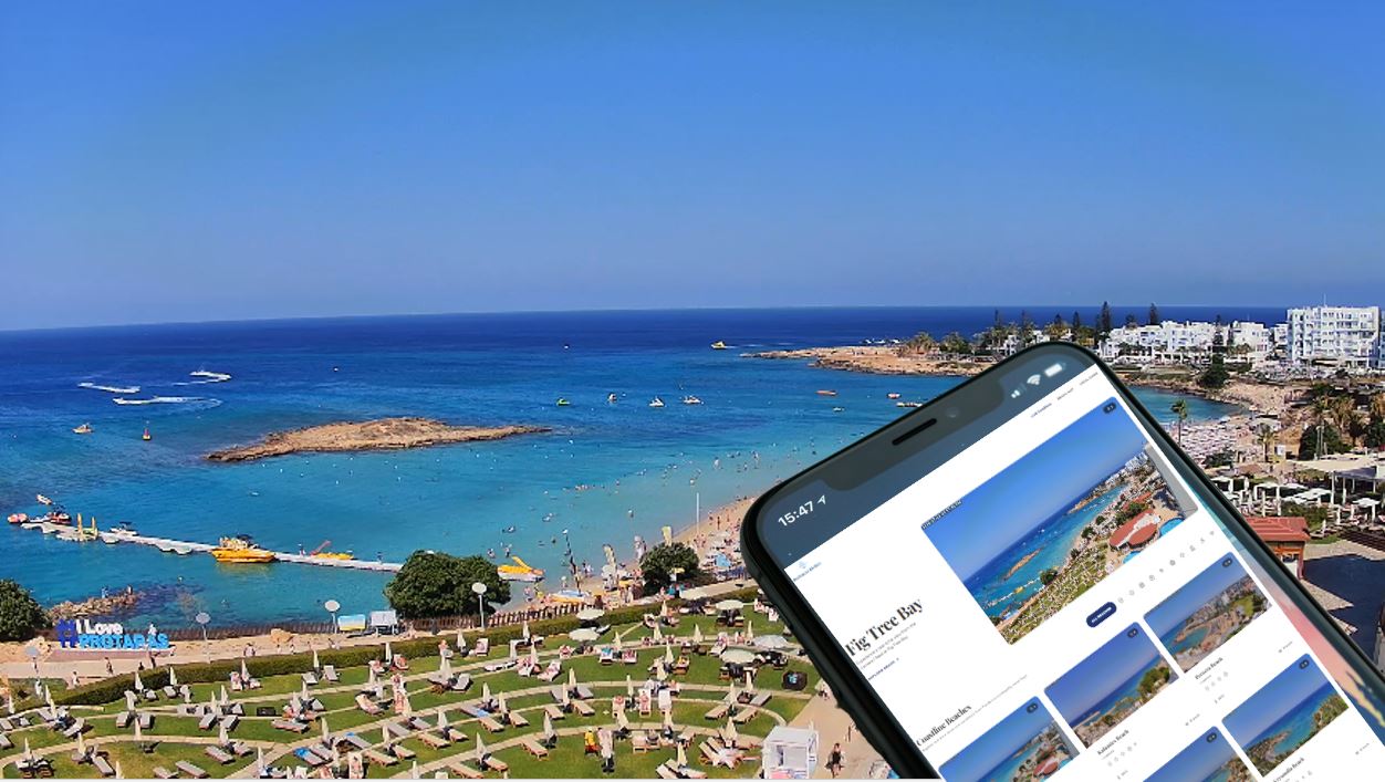 Are you going to a beach in Protaras? Here's how you can check in advance to see if there are any lounge chairs available