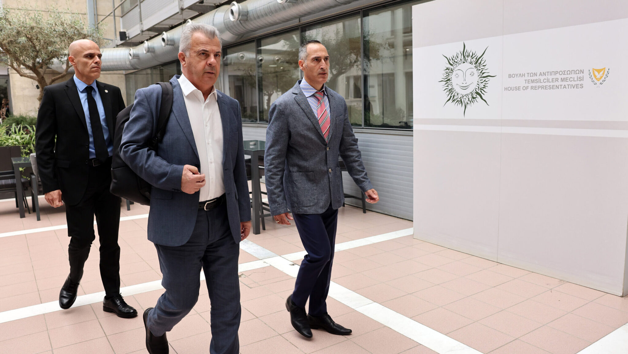 Five police officers from the Fytiri station were transferred to other police departments.