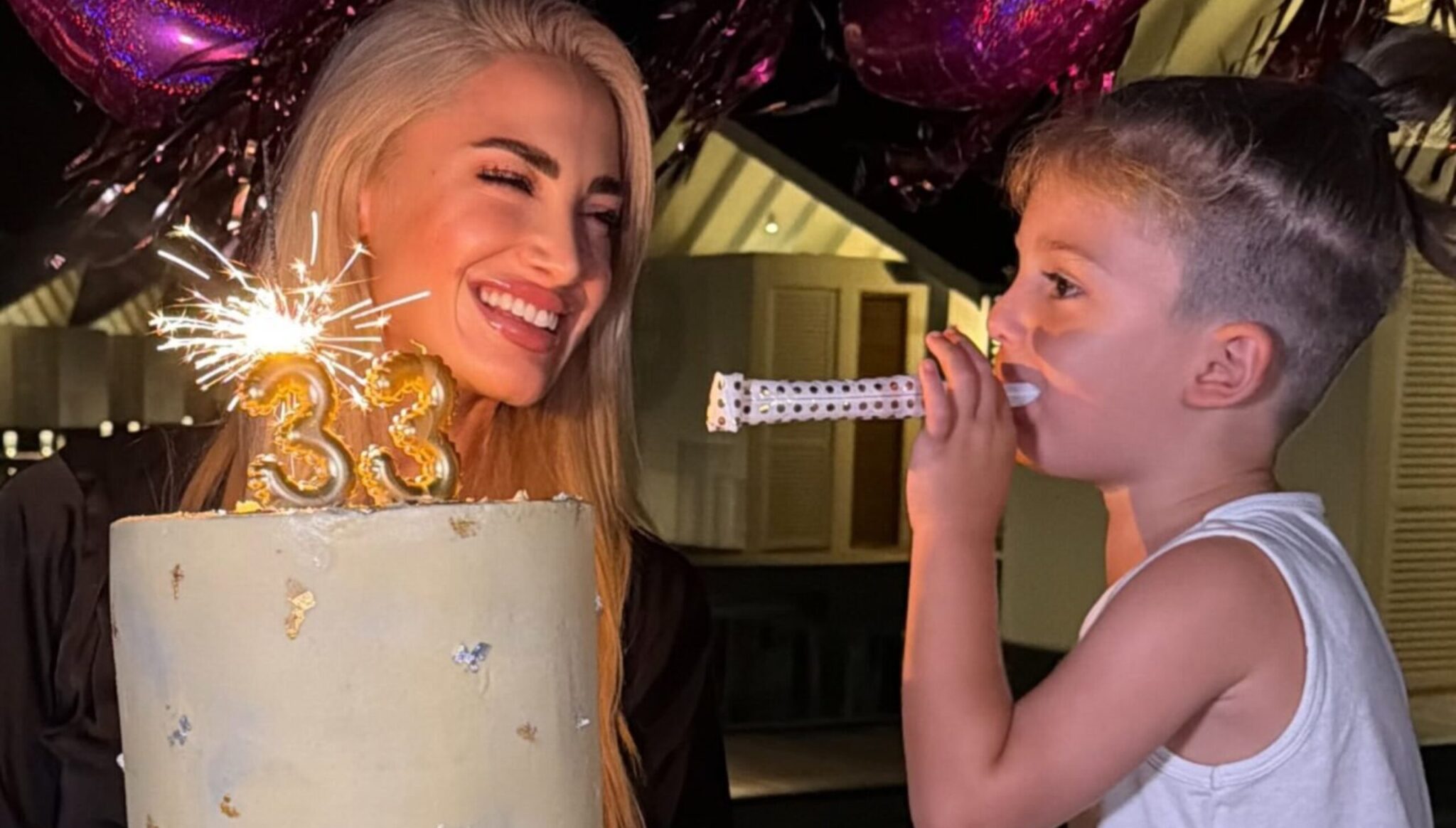 Ioanna Tounis celebrated her 33rd birthday in the enchanting Maldives