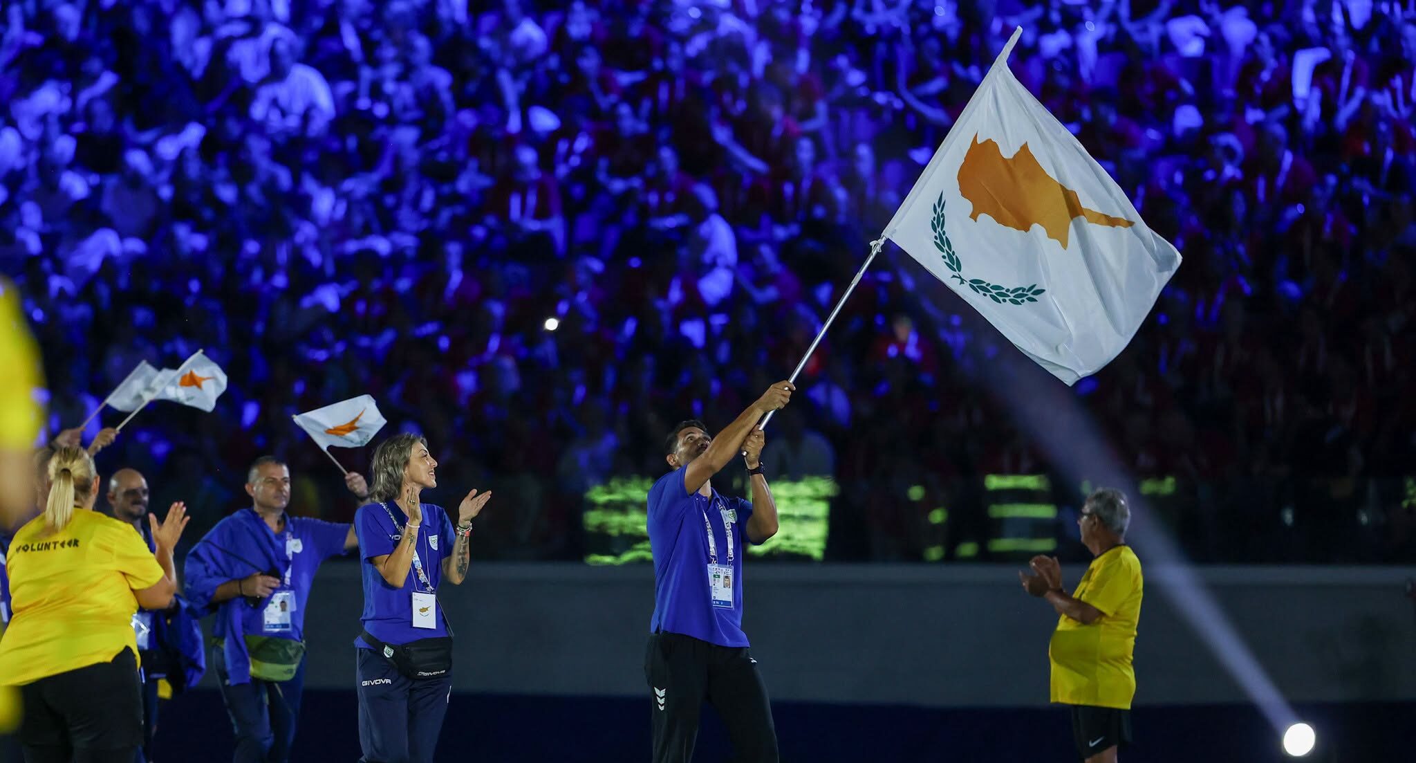 The Cypriot delegation made a striking impression at the Opening Ceremony of the 20th Mediterranean Games “Taranto 2026” (PHOTO)