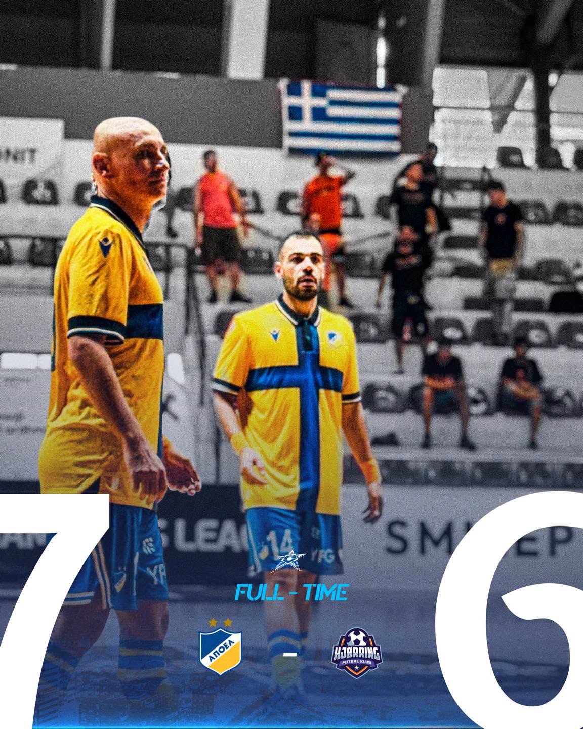 Big win for APOEL in the UEFA Futsal Champions League