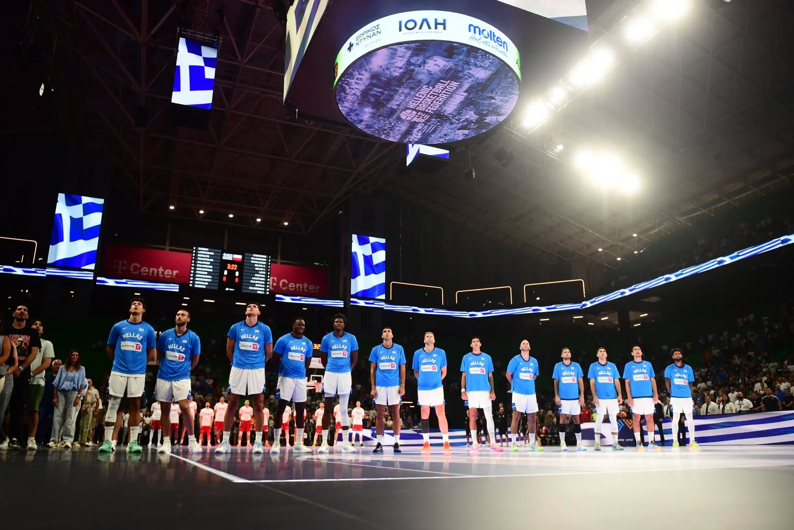 Greece vs. Spain: A do-or-die match for the “blue-and-whites” at the Telekom Center