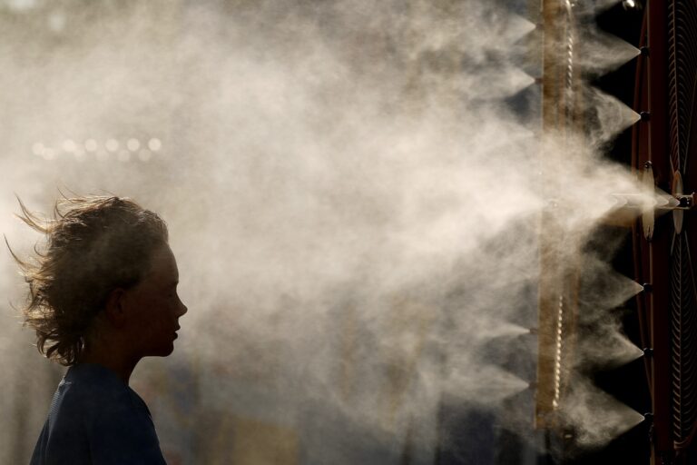 The heat is going to be unbearable—temperatures are hitting 40—with a yellow warning from the weather service