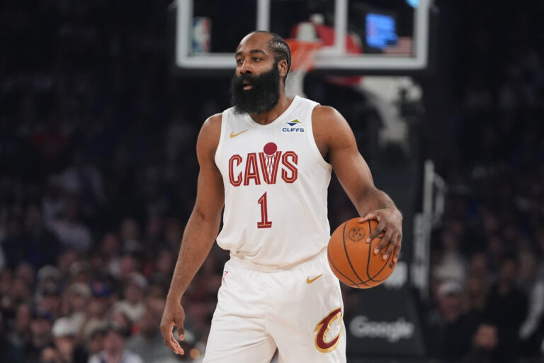 Harden agreed to a 3-year, $97 million contract with the Cavaliers