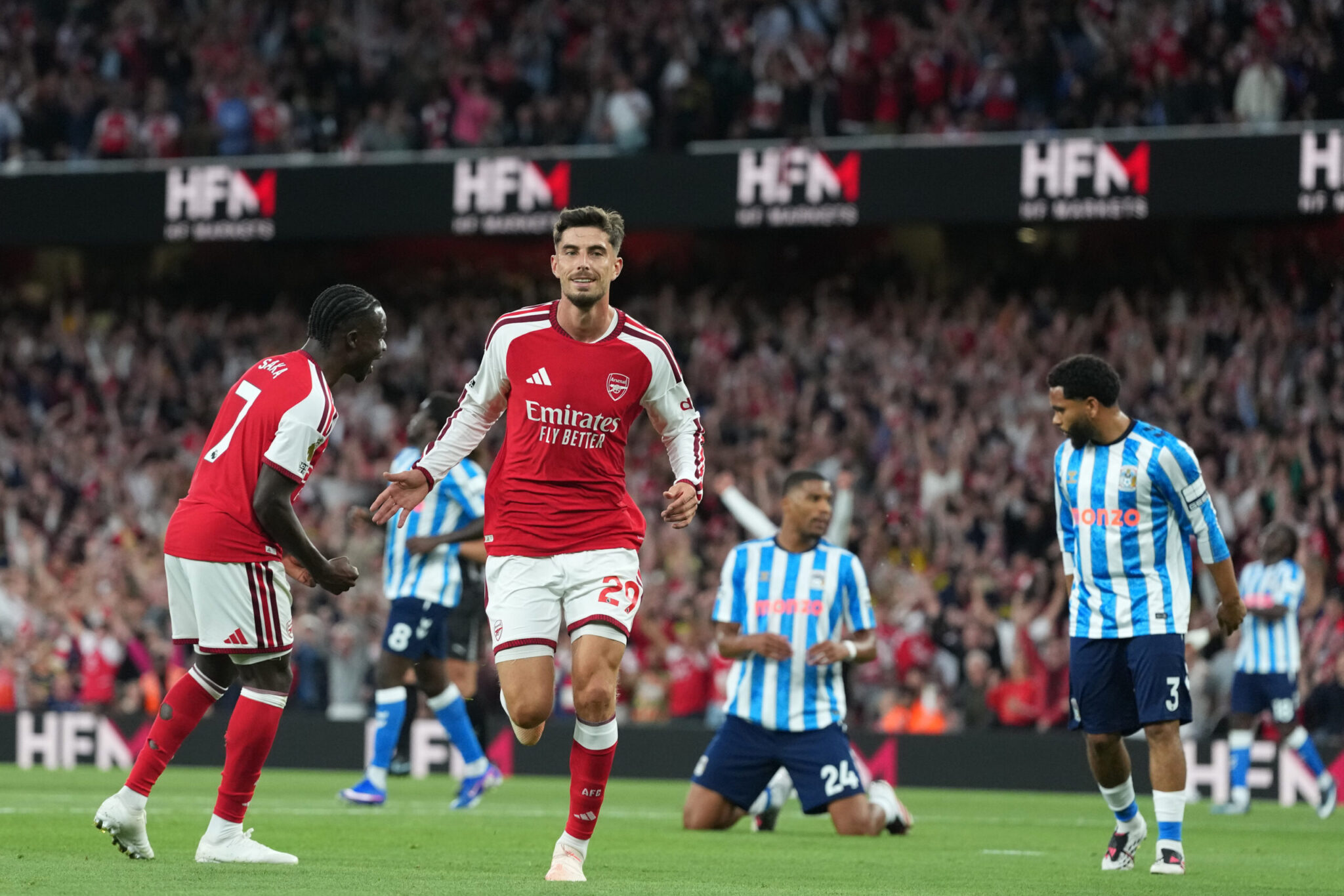 A start to the new season befitting a champion, with a superb performance by Joli for Arsenal
