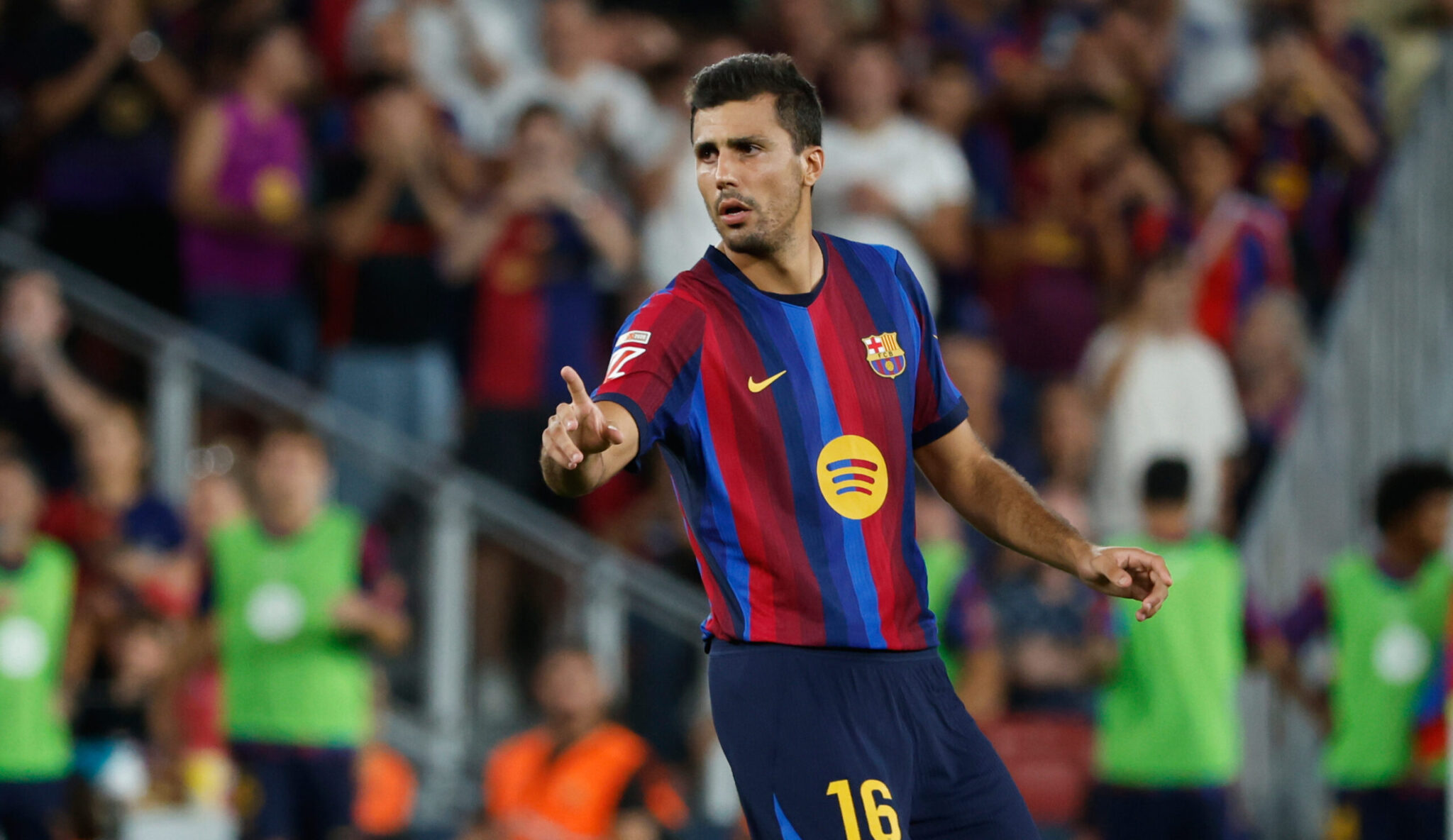 Rodri on his debut with Barcelona: “This is where I wanted to be”