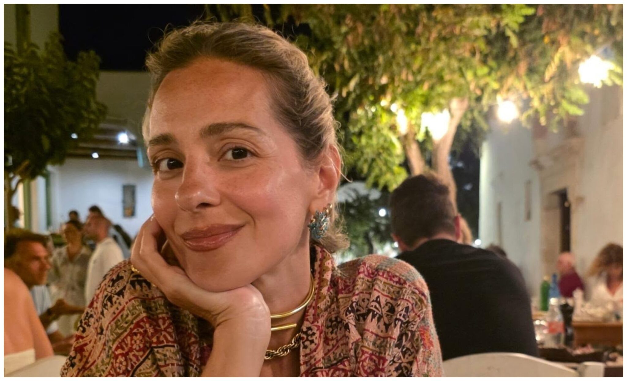 Natassa Bofiliou: In Folegandros with her husband – Their romantic moments on the island