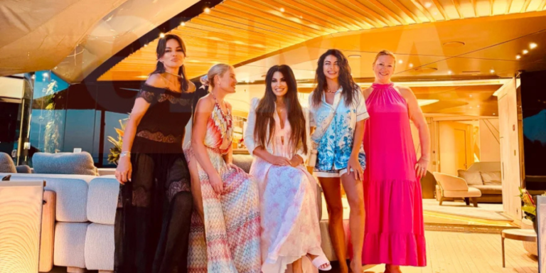 Kimberly Guilfoyle: A luxury vacation on Meganisi with Ramona Philip and Christine Panagi