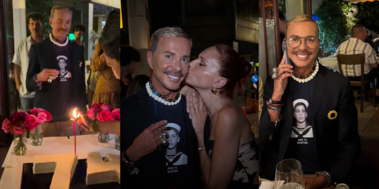 Lakis Gavalas: He celebrated his 74th birthday with friends at Argyro Barbarigou’s restaurant in Kolonaki