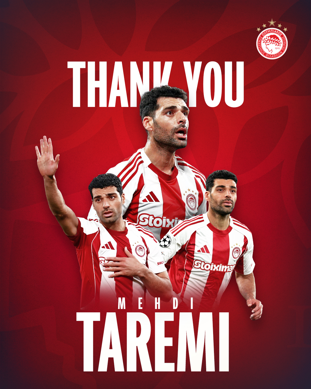 "Mehdi, thank you" – Taremi leaves Olympiacos