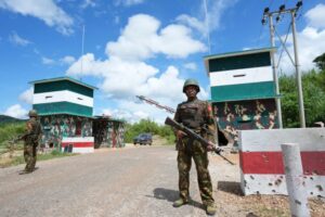 An airstrike on a monastery in Myanmar killed 14 people