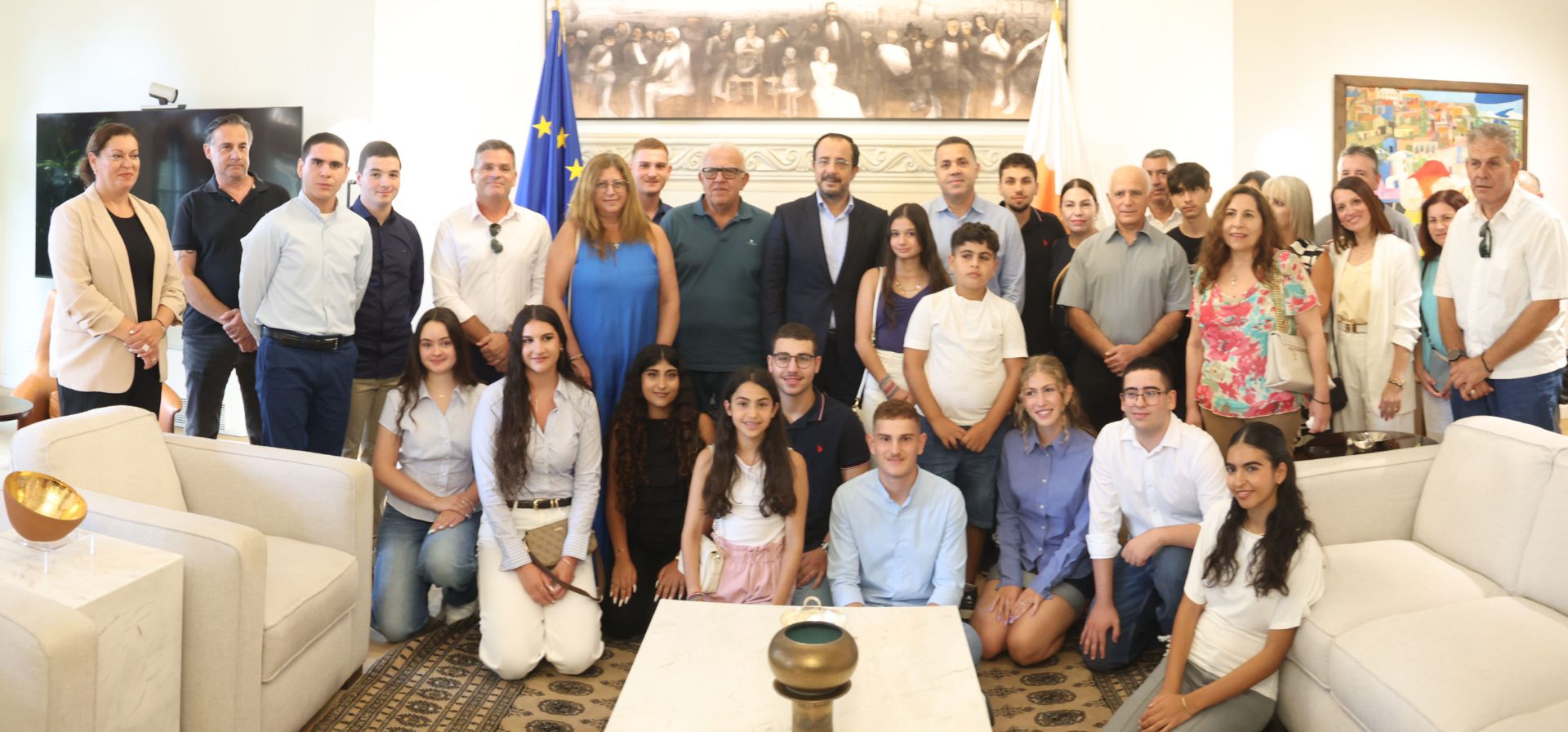 President Christodoulides: He congratulated the top performers in the Pan-Cypriot Exams, saying, “We need Cypriot talent.”