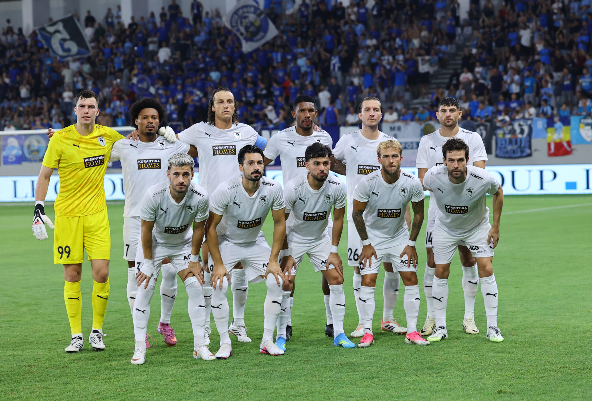 The referees for the two matches between Paphos and Dinamo City