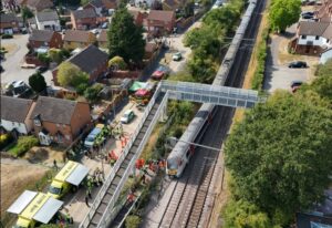 And a second train derailment in England in the last 24 hours