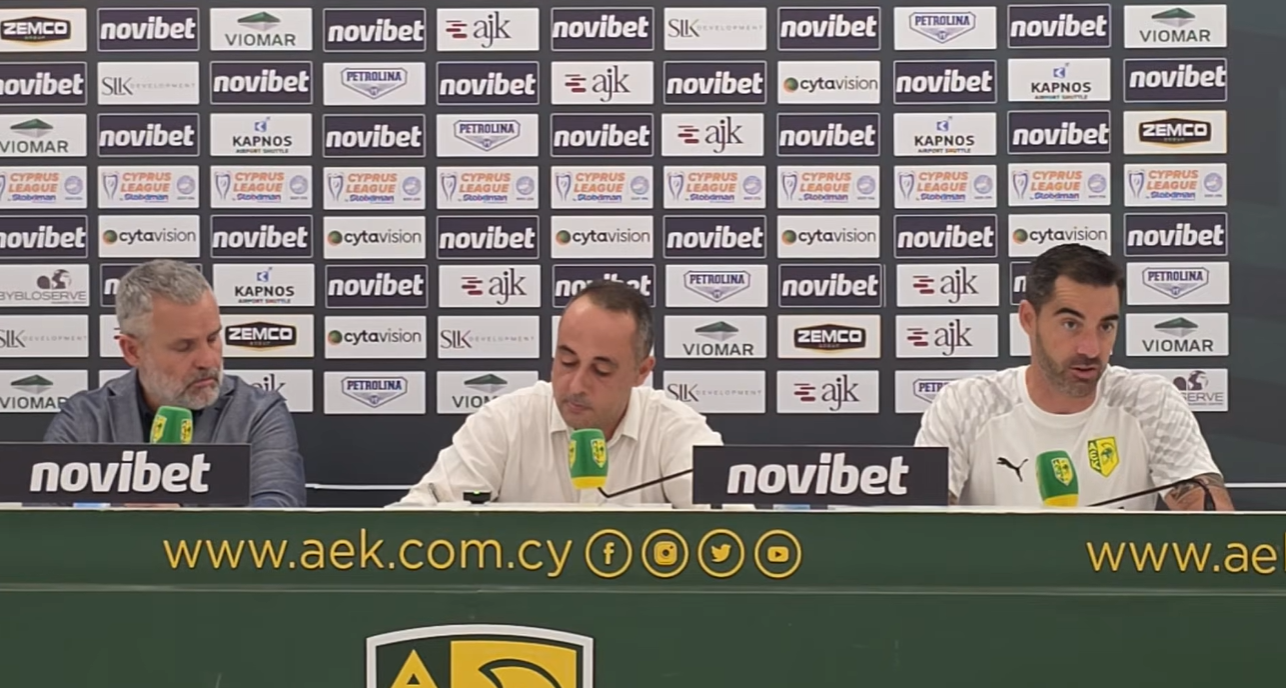 AEK Introduces Segues: “We’ll Give It Our All in Every Match” – Statements by Xavi Roca (VIDEO)