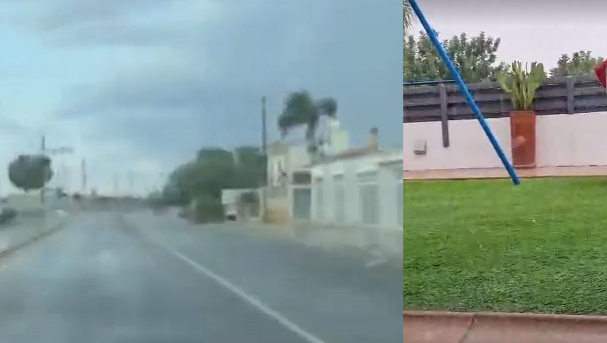 The bad weather is starting to show its teeth: Heavy rain and hail in the unoccupied part of Famagusta (VIDEO)