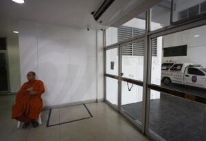 An armed man was arrested after opening fire at a local government office in Thailand