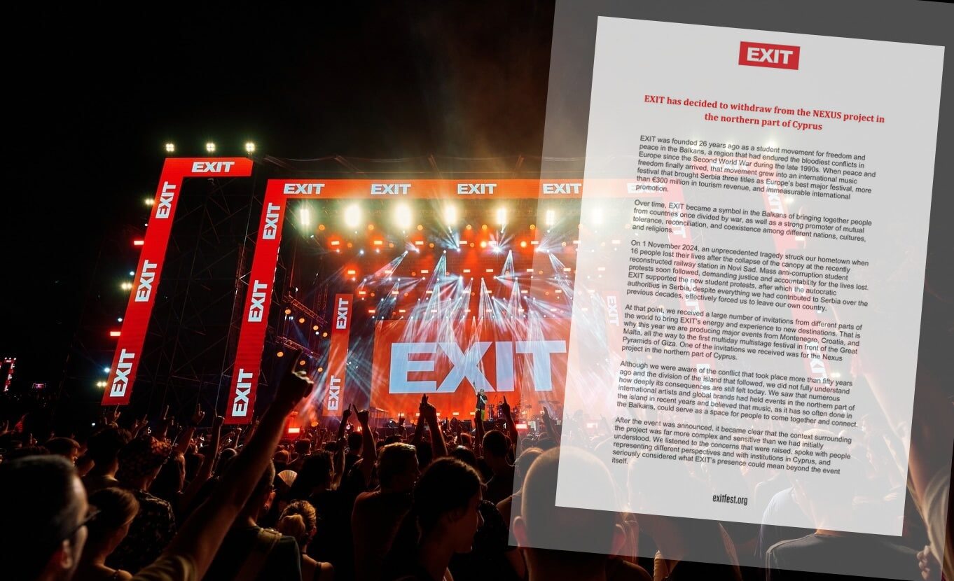 EXIT's Statement: Explains Why It Wanted to Organize a Festival at the Kyrenia Castle and Why It Is Withdrawing