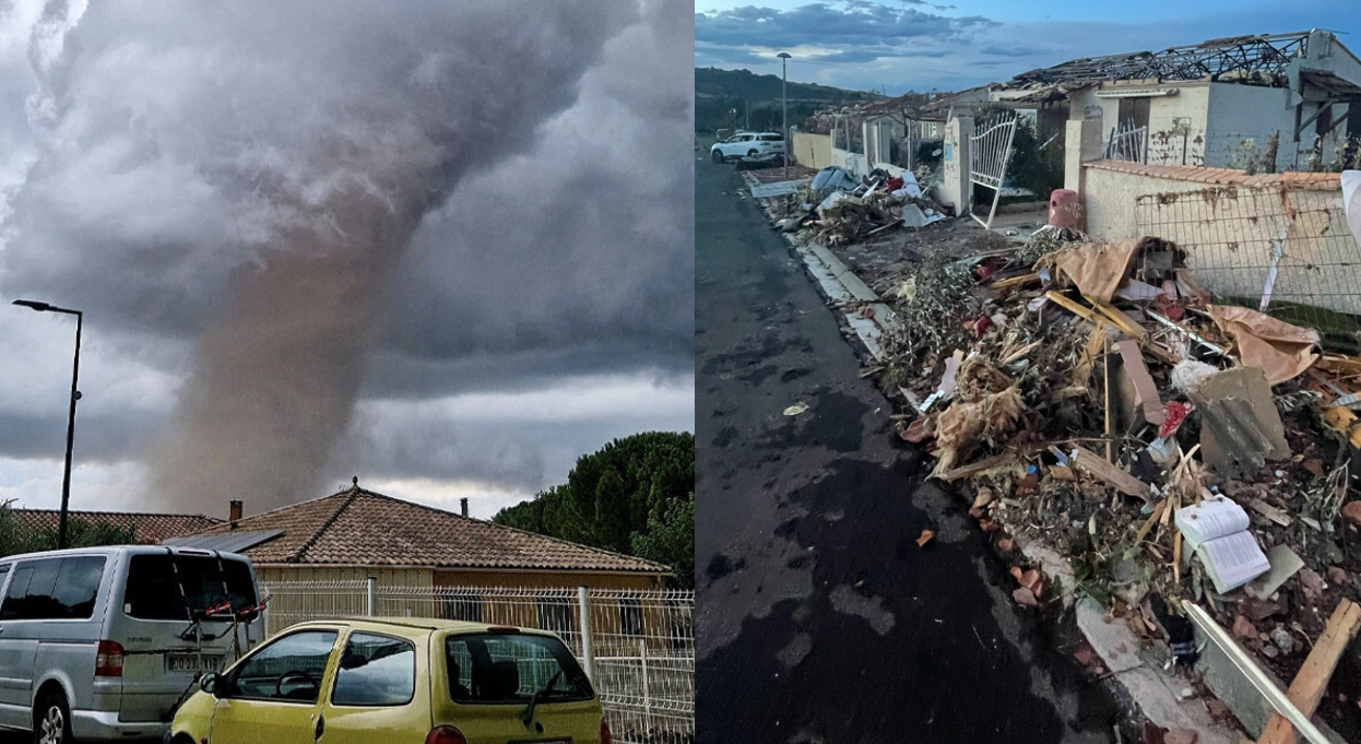VIDEO: Tornado Sweeps Through Village in France; Two Missing and Dozens Injured