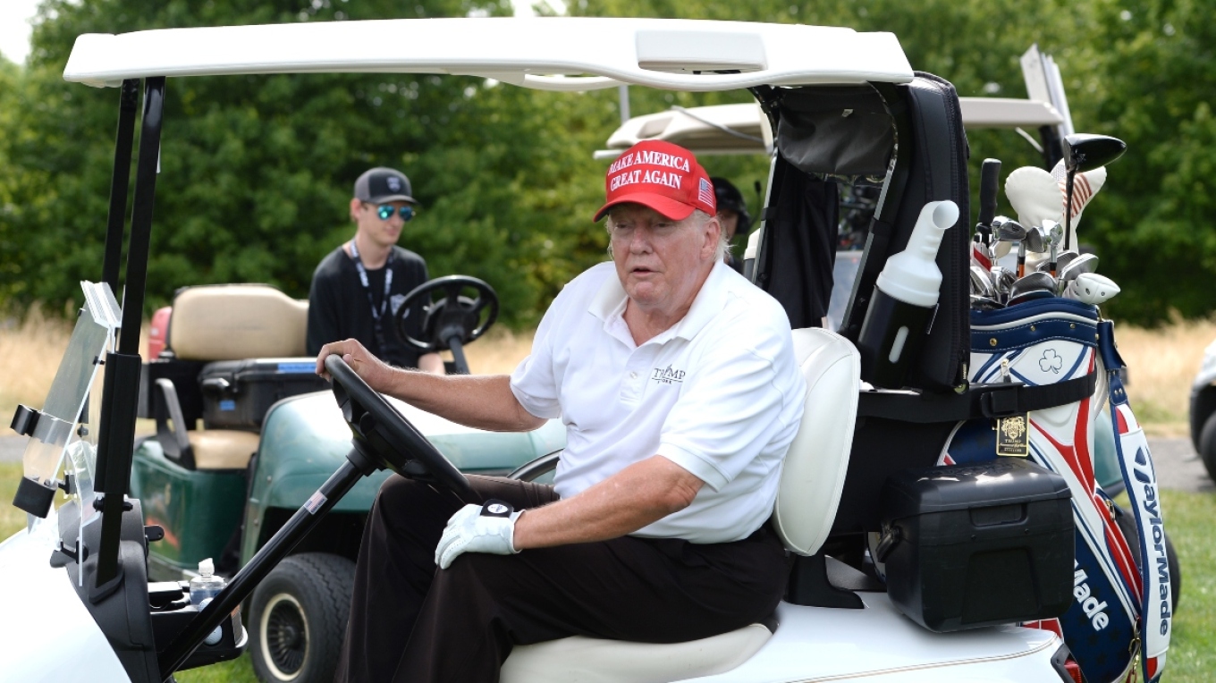 VIDEO: The moment fighter jets intercepted two commercial aircraft near Trump's golf club