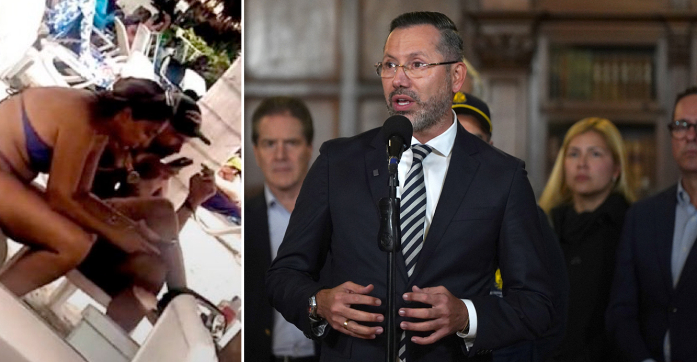 Outrage in Colombia over a minister who went to the beach just 24 hours after the deadly 7.4-magnitude earthquake