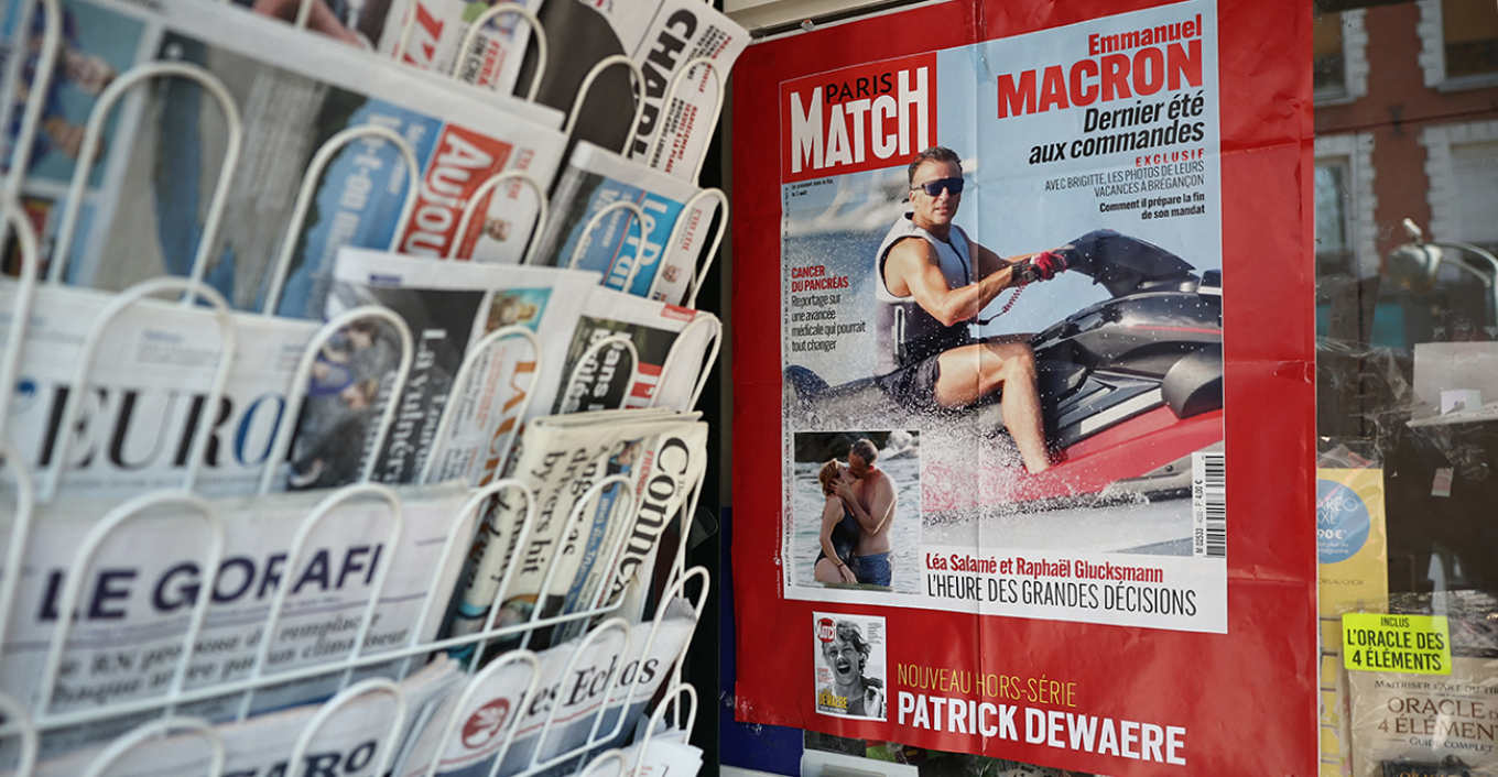 "The country is burning and he's having fun": A storm of reactions in France over photos of Macron on a jet ski