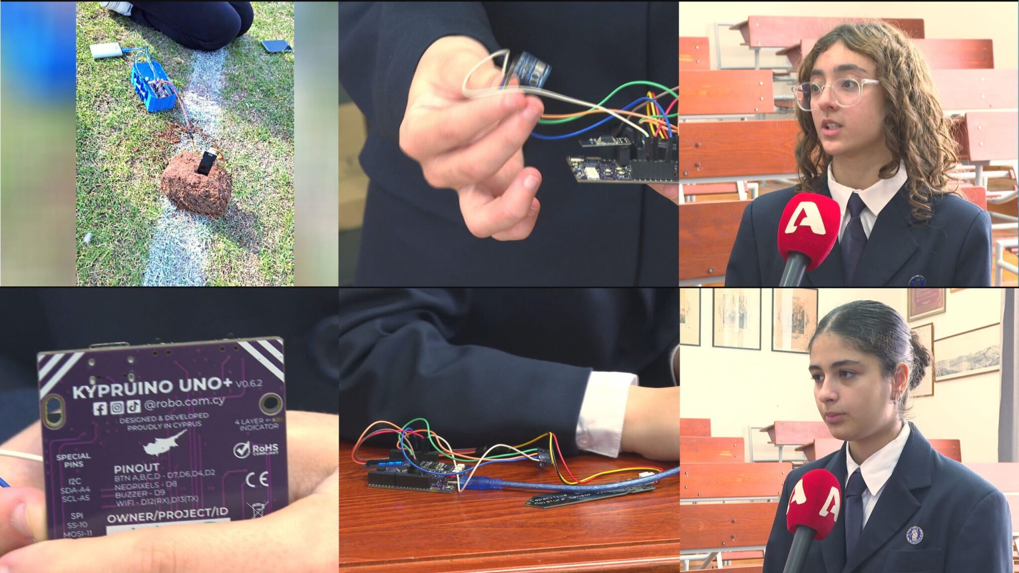 VIDEO: Vasiliki and Nefeli built a smart device that reduces water waste at sports fields
