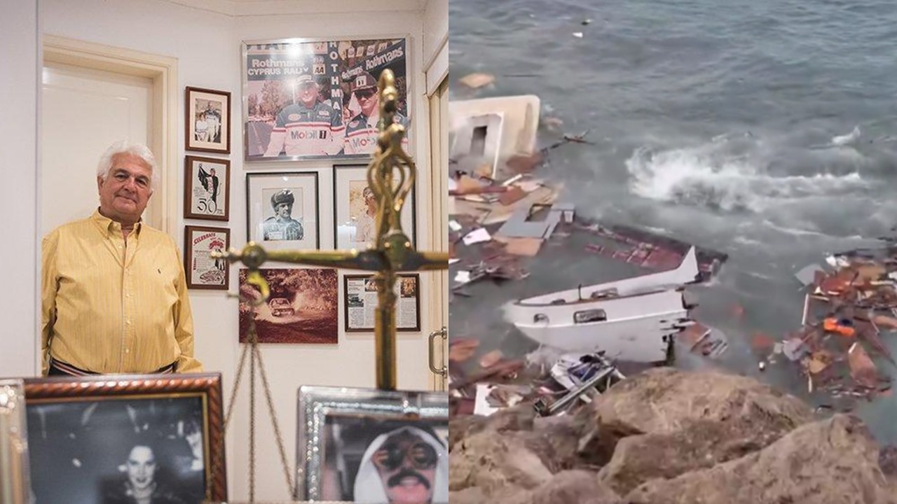 Dimitris Mavropoulos, the victim of the tragedy at Cape Greco, was trapped in the wreckage of the boat