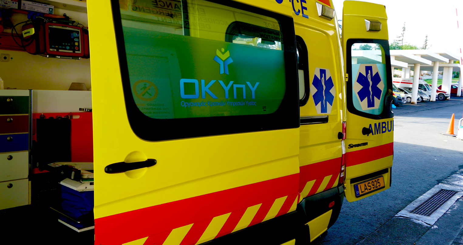 Driver Rescued After Car Accident in Nicosia; Taken to the Hospital