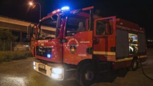 Early-morning scare for a family: A minor had his cell phone plugged in to charge, and a fire broke out