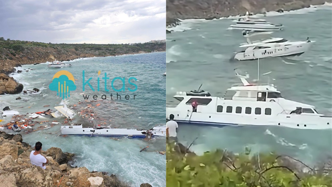VIDEO & PHOTOS: Two More Boats in Danger at Cape Greco; Rescue Operation Underway